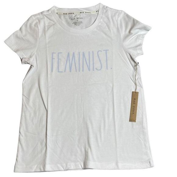 Rae Dunn Women's Feminist Tee T-Shirt Size XS‎ New with tag - Picture 8 of 8